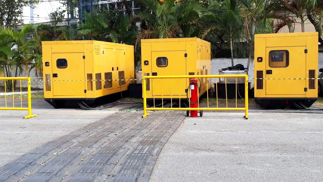 Locação de grupos geradores nas potências de 50kVA até 1850 kVA